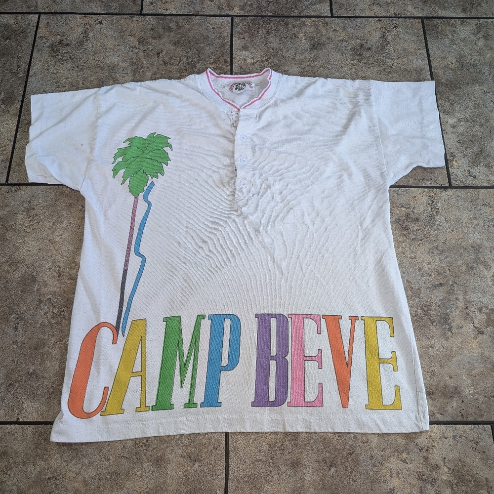 Camp Beverly Hills 80s Vintage Men's Large single Stitch
